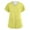 04# Yellow, variant on V-Neck Scrub Tops Women - Stretchy Pocket Nurse Scrubs with Medical Uniform Fit 5XL Polyester
