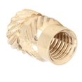 thumbnail image 4 of 100PCS Brass Insert Wear Resistance Anti Corrosion Burr Free Knurled Threaded Insert for 3D Printer M4x8x6, 4 of 4