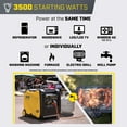 thumbnail image 5 of Champion 4500-Watt Electric Start Dual Fuel RV Ready Portable Inverter Generator with Quiet Technology and CO Shield®, 5 of 6