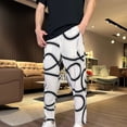 thumbnail image 4 of WXLWZYWL Winter Men's Casual Pants Halloween Super Soft Lounge Pajama Bottoms with Pockets, 4 of 6