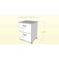 thumbnail image 2 of Nexera Essentials 2 Drawer Mobile File Cabinet #6093, 2 of 2