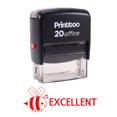 thumbnail image 2 of Printtoo Custom Stamp EXCELLENT Self Inking Office Stationary Rubber Stamp-Red, 2 of 2