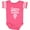 Football Pink and White, variant on Inktastic Future Geographer In Training Childs Boys or Girls Baby Bodysuit