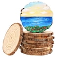 thumbnail image 1 of Rebanadas de madera FSWCCK sin acabado para manualidades navideñas (12-14 cm), 1 of 7
