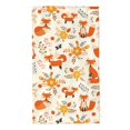 thumbnail image 1 of Fotbe Flower Fox Toalla Premium con Patrón, Toalla de Microfibra de Secado Rápido, Ligera y Altamente Absorbente (27.5x16in), Ideal para Uso Diario, 1 of 6