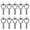 Noir, variante sur MasteelfCA 10 Pcs Support de Sac à Excréments pour Chien Mains Libres Transporteur de Sac à Déchets pour Chien Support de Sac à Excréments
