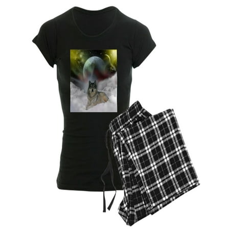 

CafePress - Fantasy Wolf - Women s Dark Pajamas