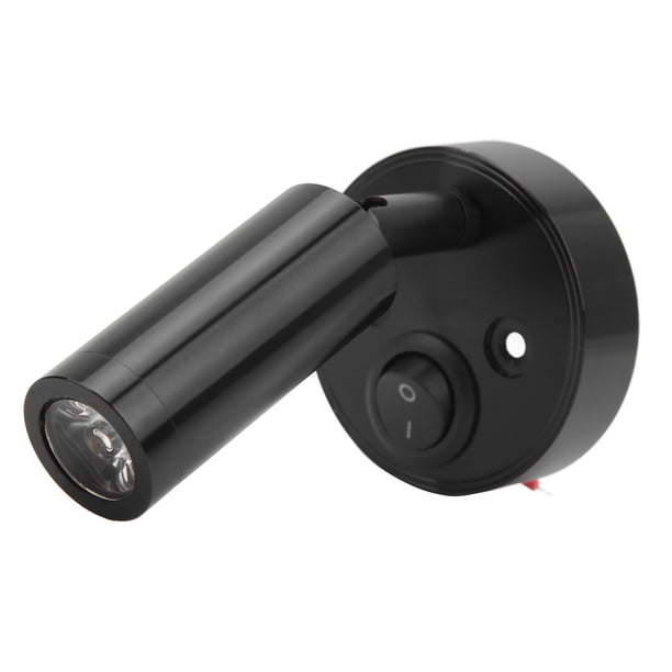 Lámpara de pared para lectura LED giratoria para litera, 12-24 V, 3 W, para mesita de noche, diseñada para el futuro