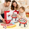 thumbnail image 6 of UUSUOO 2-In-1 Baby Activity Table,Musical Learning Toys with Lights &  Sounds,Montessori Toys for 1 Year Old,Christmas Birthday Gifts for 1 2 3 Year Old Boys Girls, 6 of 7