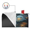 thumbnail image 2 of Happy Halloween Spooky Trick or Treat Stripe Mailbox Covers,Magnetic 21x25.5 Inch Mailbox Wrap Waterproof Durable Fall Welcome MailBoxcovers for Yard Farmhouse Decorative, 2 of 4