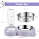 thumbnail image 2 of Dog Bowls, Cat Food and Water Bowl Set with Water Dispenser and Stainless Steel Bowl for Cats and Small Dogs - Purple, 2 of 4