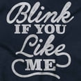 thumbnail image 2 of Blink If You Like Me Funny Sarcastic Unisex Plus Fleece Graphic Hoodie Brisco Brands 5X, 2 of 4