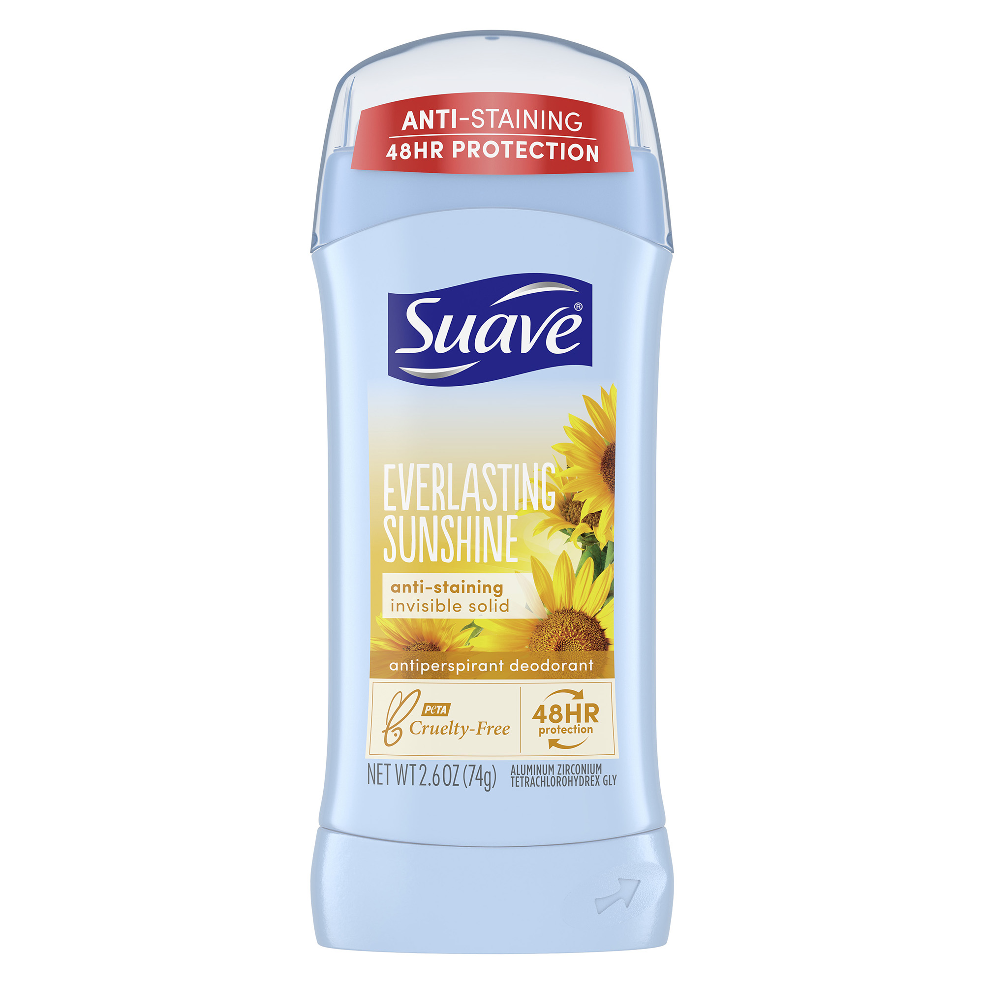 Suave Antiperspirant Deodorant, Everlasting Sunshine, Unisex, 2.6 oz - image 9 of 12