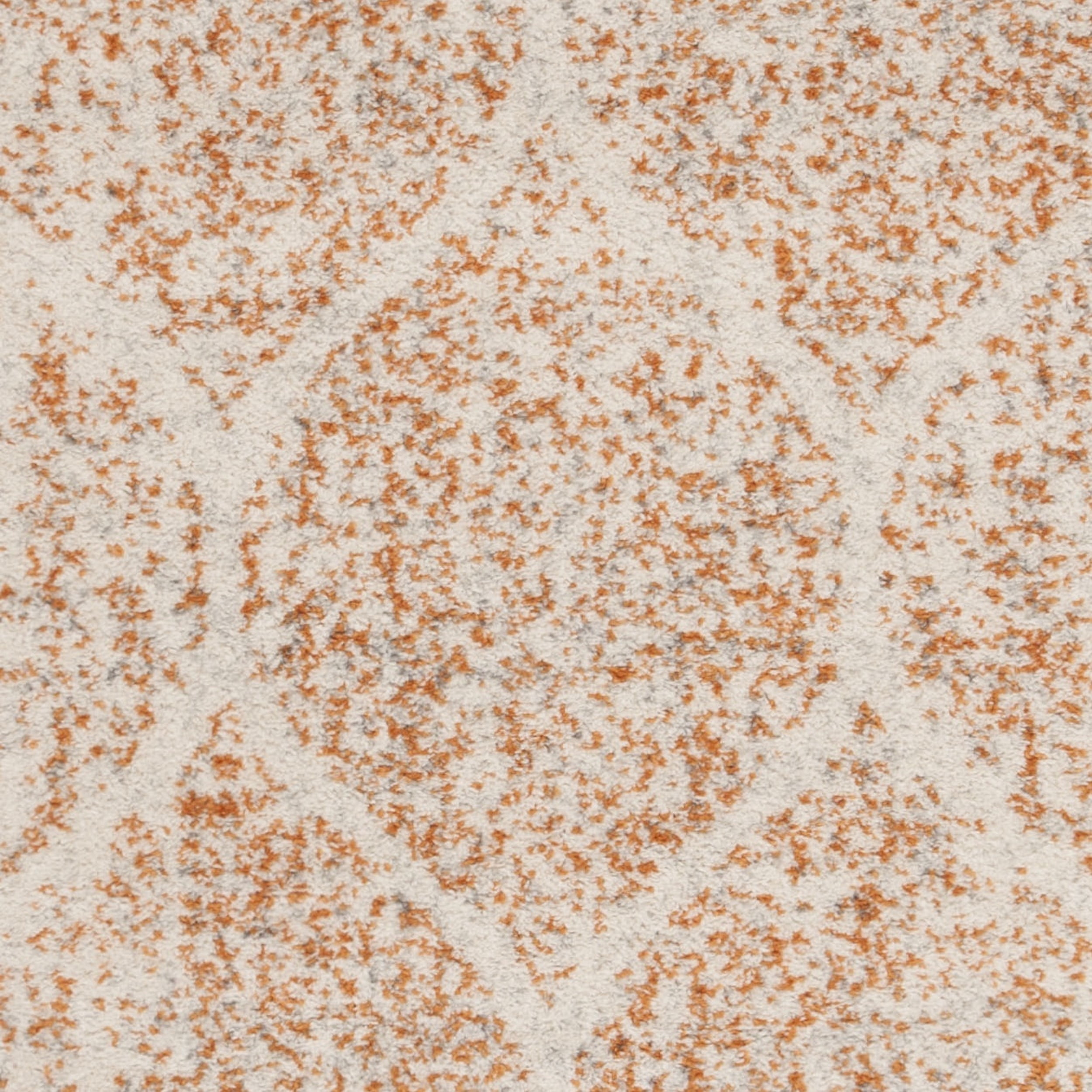 SAFAVIEH Madison Leighton Geometric Runner Rug, Cream/Orange, 2'3" x 6'