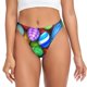 thumbnail image 1 of Balery Colorful Easter Eggs1 Tangas de Algodón para Mujer con Estampado – Ropa Interior Sexy, Transpirable, G-string-Large, 1 of 6