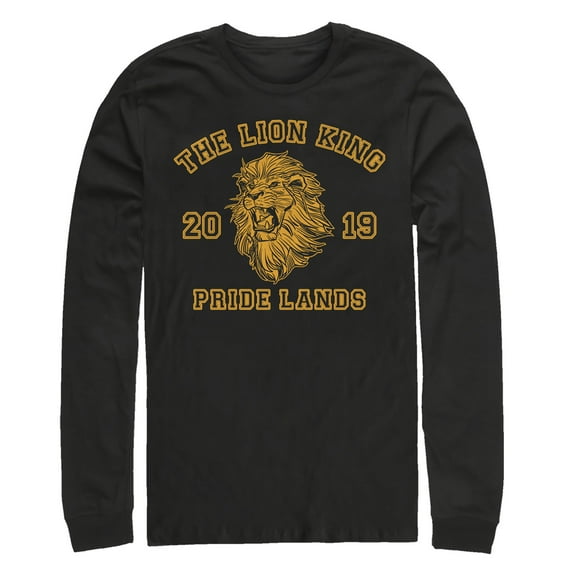 Men's Lion King King's Mane 2019 Long Sleeve Shirt Black Small