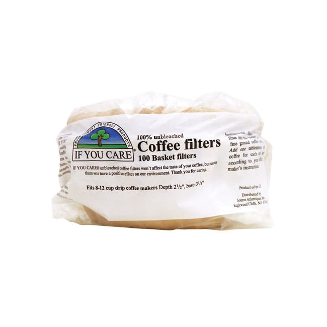 If You Care Basket Coffee Filters, Brown, 100 Ct
