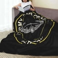 thumbnail image 5 of Manta polar con insignia de asalto aéreo del ejército de EE. UU., súper suave y acogedora, manta de franela ligera y cómoda, manta de felpa cálida para sofá, cama, 5 of 5