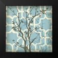 thumbnail image 2 of Goldberger, Jennifer 20x20 Black Modern Framed Museum Art Print Titled - Silhouette and Pattern I, 2 of 5