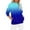Blue, variant on Oalirro Sweatshirts for Women Crew Neck Gradient Midweight Long Sleeve Top