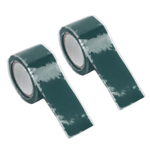 2PCS Self Fusing Silicone Adhesive Tape Hose Repair Tape Insulation Silicone Tape Wide Temperature Range Waterproof Repair Tape