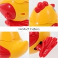 3PC Novel Windup Chick Toy Funny Little Yellow Chick Clockwork Toy