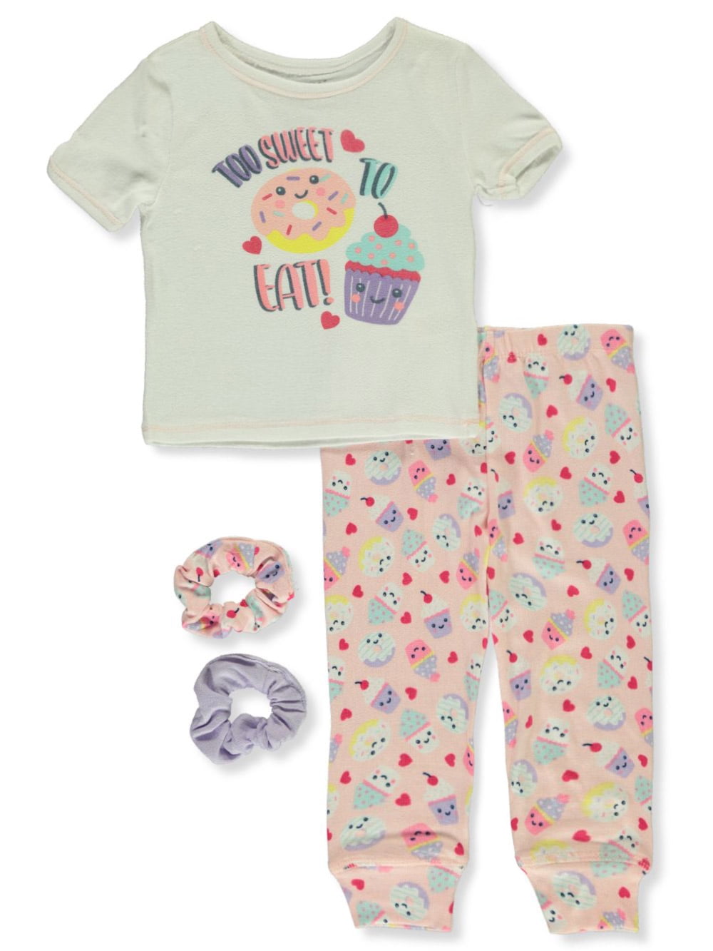 Rene Rofe Baby Girls' 2Piece Pajamas Set Outfit pink/multi, 12