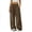 A-Brown, variant on Women Sweatpants Pockets Drawstring Elastic Waist Straight Leg Joggers Adjustable Cuff Fall Casual Trousers