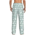 thumbnail image 3 of Xecao White Swan Men's Straight Lounge Pajama Pants: The Ultimate in Comfortable Sleepwear, 3 of 9
