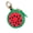 Green, variant on 2.56 x 2.17 Inch Strawberry Fruit Bag Charm Cute Mini Coin Purse Keychain,Mini Leather Coin Pouch Change Purse for Backpack Decoration,Coin Strawberry Wallet Gifts for Girl Women