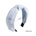 thumbnail image 4 of Diademas HUOGUO para mujer, de algodón y lino, 6 unidades, 4 of 4