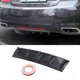 thumbnail image 2 of Universal Bright Black 58.5 x 14.5cm 5 Fin Wing Diffuser Universal Rear Bumper Lip Diffuser, 2 of 5