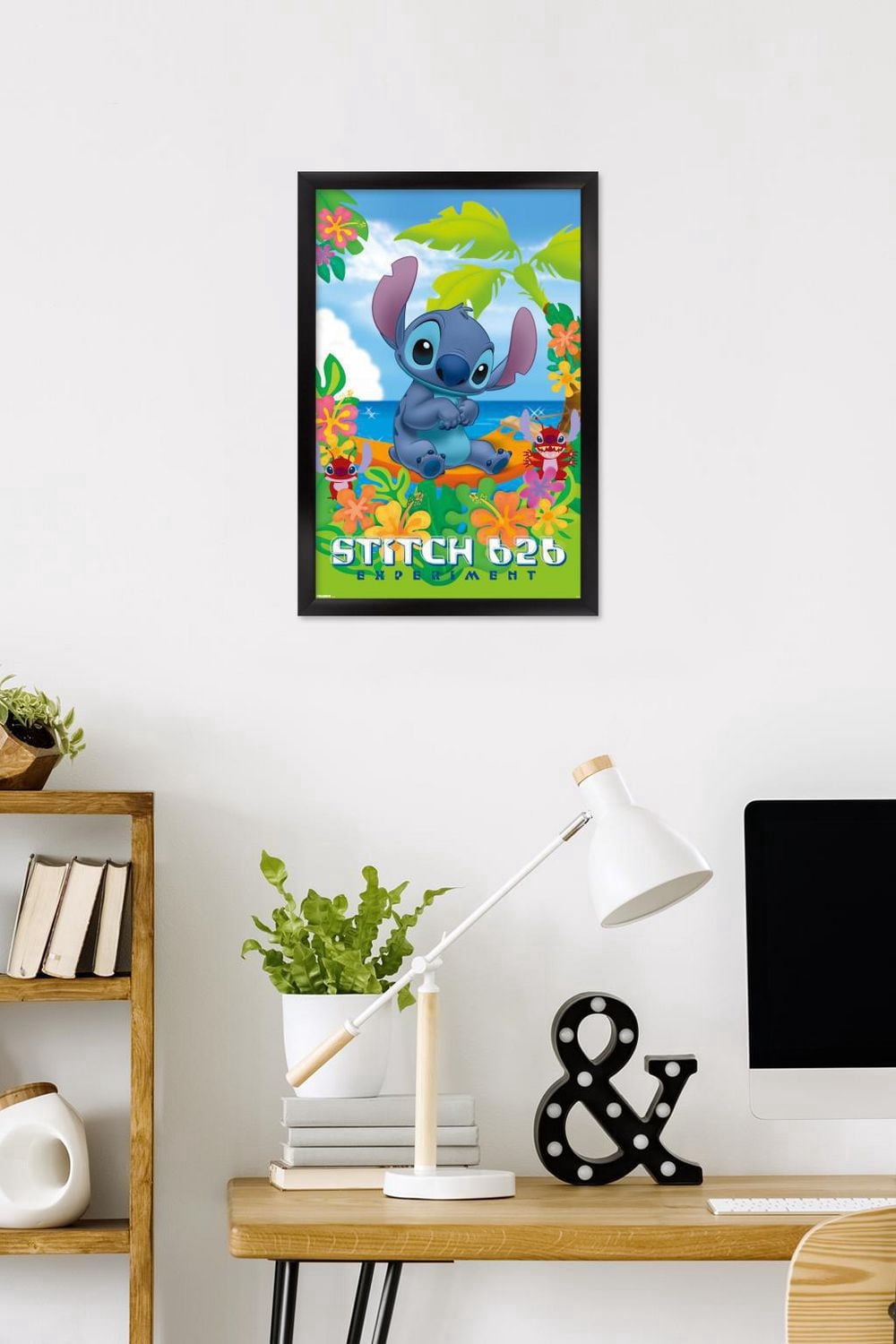 Disney Leroy and Stitch - Beach Wall Poster