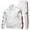 White, variant on Unisex Solid Color Reflective Strip Sports Suit Casual Fashion Long Sleeved Cardigan Jacket Sweatpants Set