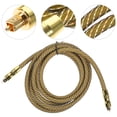thumbnail image 2 of Miangastore Gold Plated Connector Optical Audio Cable Golden 1Set 7mm Diameter, 2 of 8
