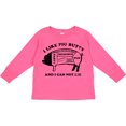thumbnail image 3 of Inktastic I Like Pig Butts Boys or Girls Long Sleeve Toddler T-Shirt, 3 of 5