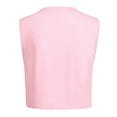 thumbnail image 4 of MRULIC tank top for women Women Crop Top Sleeveless Racerback Workout Gym Solid Shirt Yoga Athletic Tank Womens tank tops Pink + M, 4 of 8
