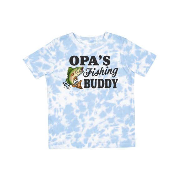 Inktastic Opa's Fishing Buddy Boys Toddler T-Shirt