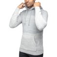 thumbnail image 3 of X RAY JEANS Mens Color Blocked Hooded Sweater, Light Grey White, L, 3 of 5