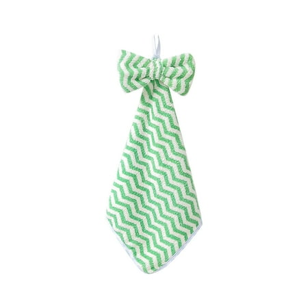 

Kitchen Household Bowknot Hanging Hand Towel Cute Cartoon Children s Hand Towel Absorbent Dishwashing Towel