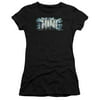 The Thing Science Fiction Horror Thriller Movie Logo Juniors Sheer T-Shirt Tee