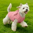 thumbnail image 4 of Cute Winter Sweater for Small Dogs - Soft Warm Puppy Jacket Coat with Leash Ring for Cold Weather Vest Chihuahua Yorkie Poodle Apparel, 4 of 6
