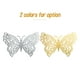 thumbnail image 2 of Irfora 12pcs / set 3D Butterfly Wall Stickers Adhesivos murales extraíbles DIY Art Wall Decals Decoración con pegamento para el dormitorio Wedding Party - Oro Irfora Pegatina de pared, 2 of 7