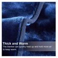 thumbnail image 4 of JML Fleece Blanket King Size, Heavy Korean Mink Blanket 85 X 95 Inches- 9 Lbs, Single Ply, Soft and Warm, Thick Raschel Printed Mink Blanket for Autumn,Winter,Bed,Home,Gifts, (Navy), 4 of 4