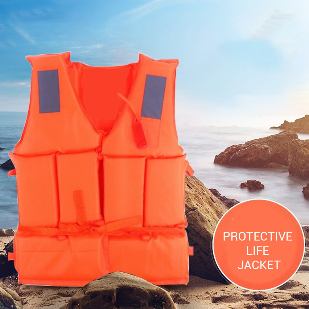With Whistle Swimming Life Jacket Vest Safety Jackets For Water Sports Surfing 
