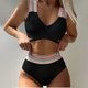 thumbnail image 1 of Traje de baño para mujer Traje de baño vintage estampado para mujer Traje de baño conservador Falda de playa estampada para mujer Traje de baño Bikini Trajes de baño para mujer, 1 of 5