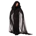 thumbnail image 1 of Disfraz De Vampiro De Bruja De Fantasma De Cementerio De Cosplay Para Mujer Con Capa De Halloween, 1 of 4