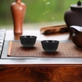 thumbnail image 4 of Homoyoyo Thé Gongfu Ensembles Ronds Noirs pour Famille et Enseignants 1Pcs, 4 of 5