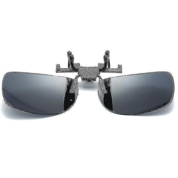 Men Polarized Flip Up Uv Protection Clip on Sunglasses Driving Sun Glasses