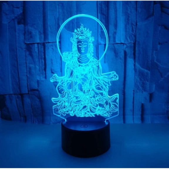 Toys 3D Illusion Night Light Smart Touch Lamp Creative RGB Led Christmas Birthday Decorations Gifts for Boys and Girls Party Decor 16 Colors